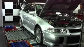 Car Power Improvement Dyno test Mitsubishi Lancer Evo VI 280hp