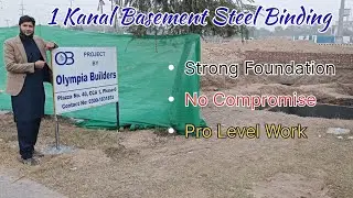 How We Build Basement Retaining Walls | Step by Step Site Work | Olympia Builders | Eng. M. Azeem