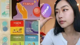 ttdeye colored contacts try-on + review (natural lenses for dark eyes)