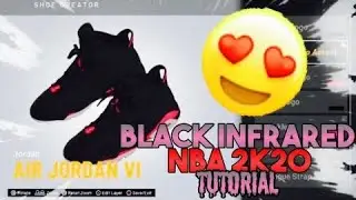 *NEW* BEST CUSTOM SHOES THE BEST  TUTORIAL TO MAKE INFRARED 6s 🔥/ BEST SHOE IN NBA2K20 😍