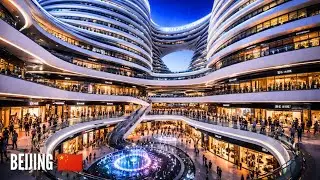 THE CHINESE LIVE IN THE YEAR 3000! | Galaxy Soho Mall | Beijing WalkingTour 4k