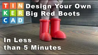 Make Your Own Big Red Boots In Less Than 5 minutes