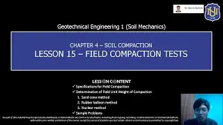 Geotechnical Eng'g 1 (Soil Mechanics) - Field Unit Weight Tests