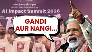 PM Modi Rains Fire On Congress For Shirtless Protest At AI India Summit