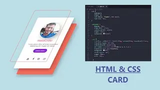 ASMR Programming - Create an Impressive CSS Card with Hover Animation -   No Talking