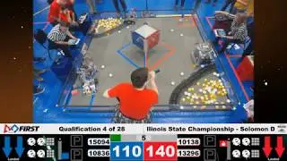 Qualification Matches 1-18 (Solomon and Cooper) - Illinois FTC State Championship 2019