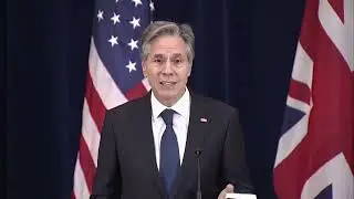 Blinken hosts a joint press availability with UK Foreign Secretary David Cameron 12.07.2023