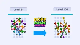 Rope Escape Master All Levels Walkthrough (Part 5) | No Commentary & No Music | Android Gameplay