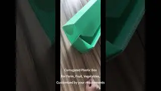 PP Corrugated Plastic Box Coroplast Box  #plastic #corflute #coroplast #pp