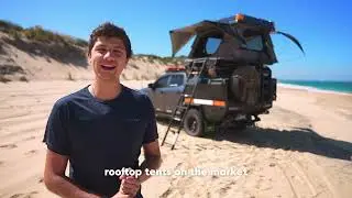 Is This the Smartest Rooftop Tent Ever? - San Hima Kosci E-rise Electric Rooftop Tent #vicoffroad