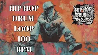 100 BPM Hip Hop Drum Backing Track | Solid Standard Groove | Royalty Free Drum Track