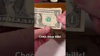 Check your bills and make a profit! #coinhunter #coin #money #dollarbills #dollars #coinhunt