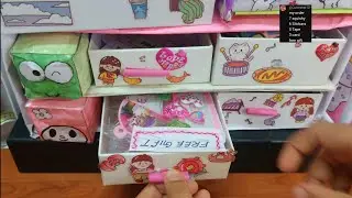 Fake order packing 📦🎀paper squishys#kawaii stickers