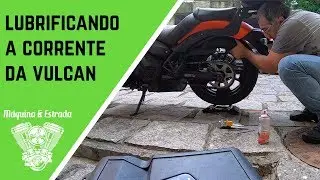 Cavalete de lubrifica&ccedil;&atilde;o de corrente
