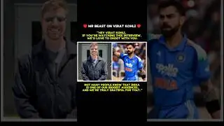 Mr Beast On Virat Kohli &hearts;️🚨🇮🇳#shortsfeed #cricket #viratkohli #mrbeast #ytshorts #youtubeshorts
