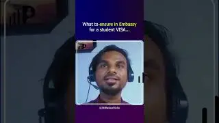 Ensure this in the Embassy for student visa.#podcast #bengalipodcast  #mrbasharmolla #studyabroad