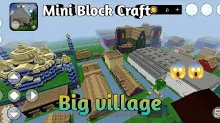 Big Village In Mini Block Craft Best House 🏡🏡 #minecraft