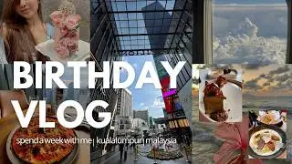 GIRLS TRIP TO MALAYSIA| summer essentials: cafe, pierced, pampered & pizza&rsquo;d | Birthday Vlog