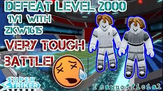 Битва между уровнями 2000 и 1000 Очень тяжелая игра!! | Лига суперстрайкеров | SSL 1 на 1 | Roblox |