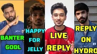 PUNK BANTER GODLIKE😱 | JELLY LIVE REPLY.. GOLDYBHAI ON CHANGES IN SOUL😳 SNAX ON HYDRO❤️ #bmic #bgmi