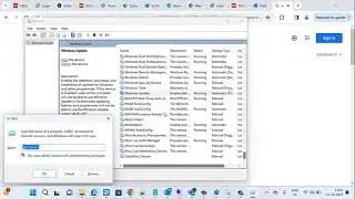 In windows 10 windows update  services started automatically