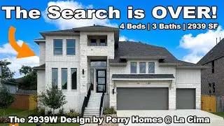 Austin Texas New House Tour | $594K | Design 2939W By Perry Homes | La Cima | San Marcos