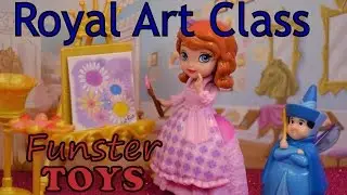 Play With Disney Princess Sofia the First & Her Royal Art Class Set Funster Toys Youtube Video