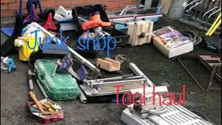 Junk shop tool haul Record 52 bench Vice armeg Box cutting Jig