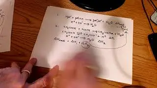 Acids enthalpy of neutralisation