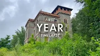 Renovating an abandoned Villa in Italy || Year 1 TIMELAPSE