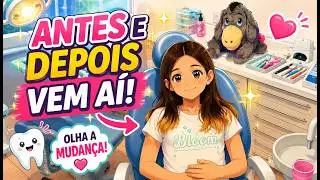 🦷 Meu Aparelho Móvel com Desenho Surpresa! 😍 A Jornada no Dentista Começou! 🌈✨