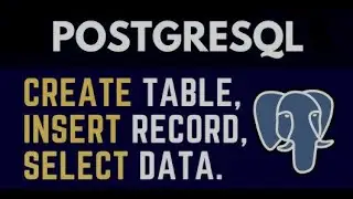 How to create a table in a Postgres database?