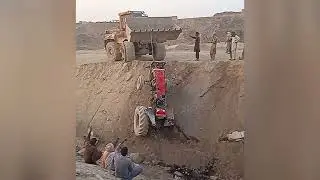 JCB Loader Rescue Tractor trali _Tractor Accident rescue by Jcb