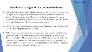 Airline Flight API Integration