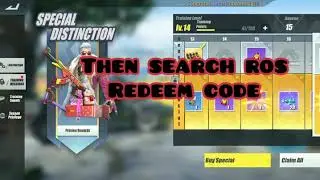 Redeem code in Rules of Survival