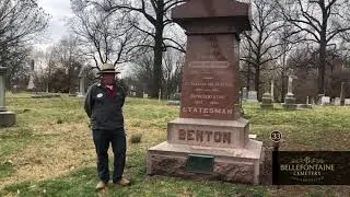 Thomas Hart Benton, Bellefontaine Cemetery and Arboretum Stop 33 Historic Tour Line
