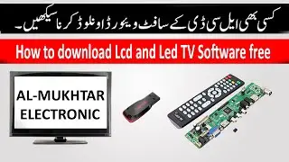 LCD LED Tv Software all Firmware Download Free and Logo File free Urdu/हिंदी