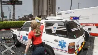 Gta 5 Lspdfr Playing As First Responder AMR Female Paramedic - EMS MODS! #gta #lspdfr #gta5