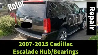 How to Easily Replace Brake Hub Bearings & Rotors on 2007-2015 Cadillac Escalade (2WD) – Save $$$! 😍