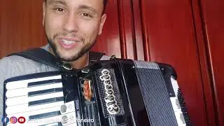 Como tocar QUERÊNCIA AMADA (Completa e Simplificada) - Aula de Acordeon