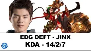 EDG Deft - Jinx vs Caitlyn - Kr SoloQ