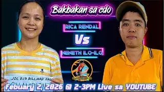Relive Rica rendal 🆚 Neneth ilo-ilo MG BET 55K race to 14 👌