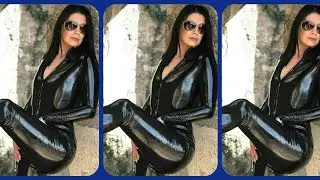 Designer And Glossy One Piece Leather Jumpsuit and leather full  Outfit Idea's For Women's