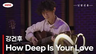 기타리스트 강건후의 'How Deep Is Your Love' 커버 연주🎵 NOW.에서 24시간 온에어 [낮밤선율]ㅣ네이버 NOW.