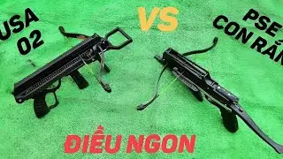 NỎ SĂN USA 02 V&Agrave; NỎ SĂN PSE CON RẮN 2 D&Ograve;NG TẦM TRUNG X&Agrave;I BI VS T&Ecirc;N