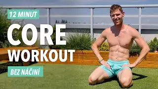‼️12 MINUT CORE WORKOUT l ŠIKMÉ BŘIŠNÍ SVALY💪 l BEZ NÁČINÍ ✅ LVL 2.5 [12 MIN]