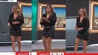 marina calabro falda de cuero 2