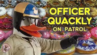Officer Quackly on Patrol - Donut Shop