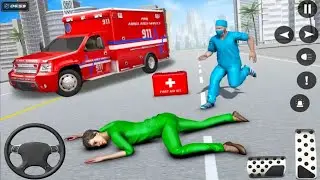 City ambulance rescue game।।Doctor ambulance driving game।। android Game play.