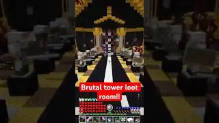 Brutal tower Loot room! #minecraft #rlcraft #minecraftgameplay #rlcraftdregora #gaming